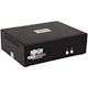 Tripp Lite by Eaton Secure KVM Switch, 2-Port, Dual-Monitor, HDMI, 4K, NIAP PP3.0, Audio, TAA
