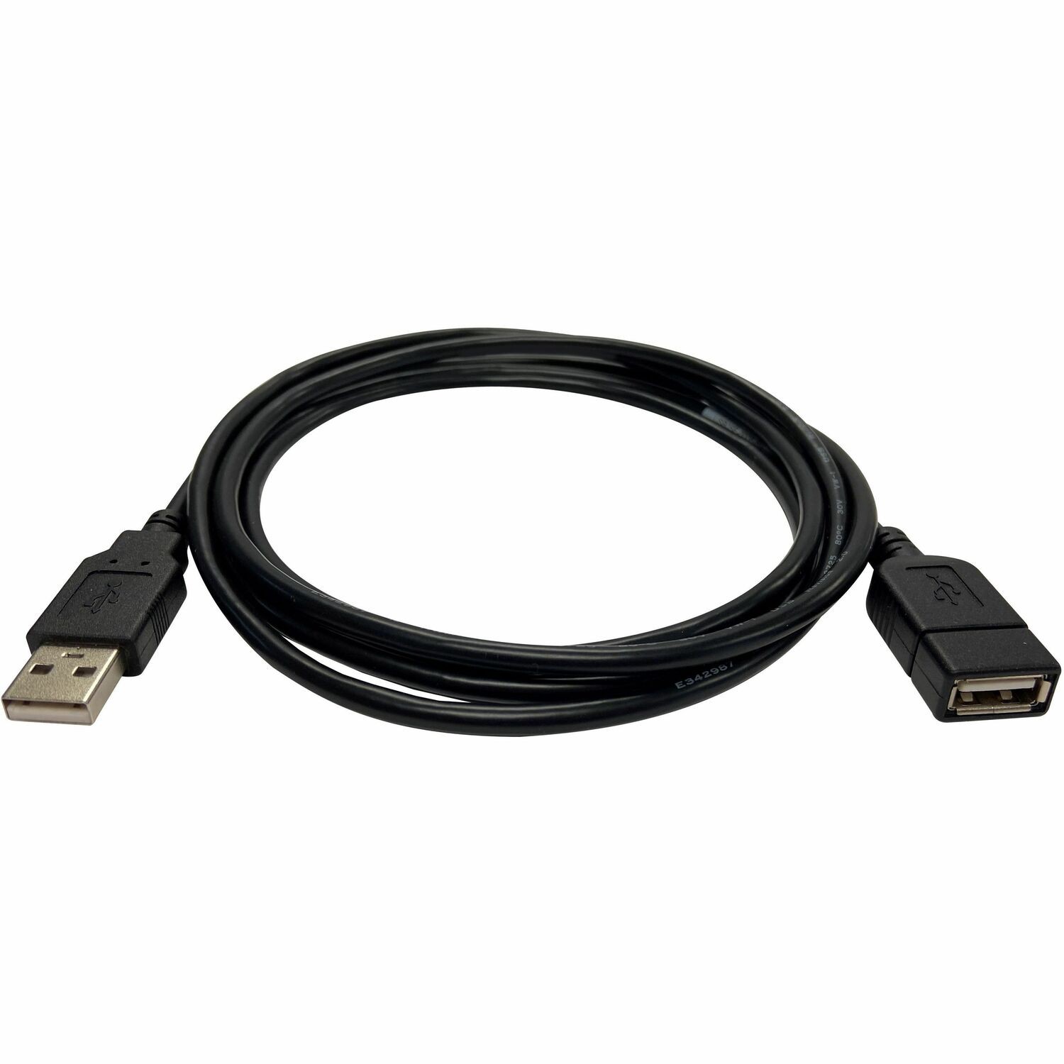 Black Box USB 2.0 Extension Cable - Type-A, Male/Female, Black