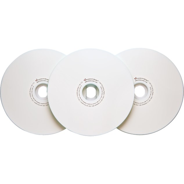 DataLocker EncryptDisc DVD-R 100 Pack Self-Encrypting Optical Media