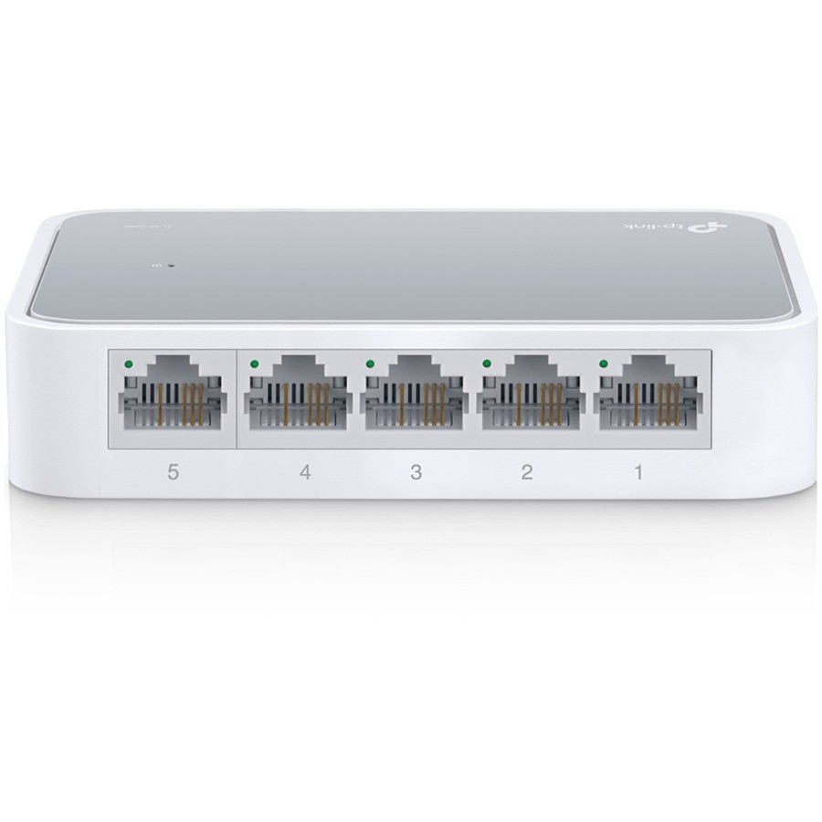 TP-LINK 5-PORT UNMANAGED SWITCH, 10/100MBPS(5), WHITE, 3YR
