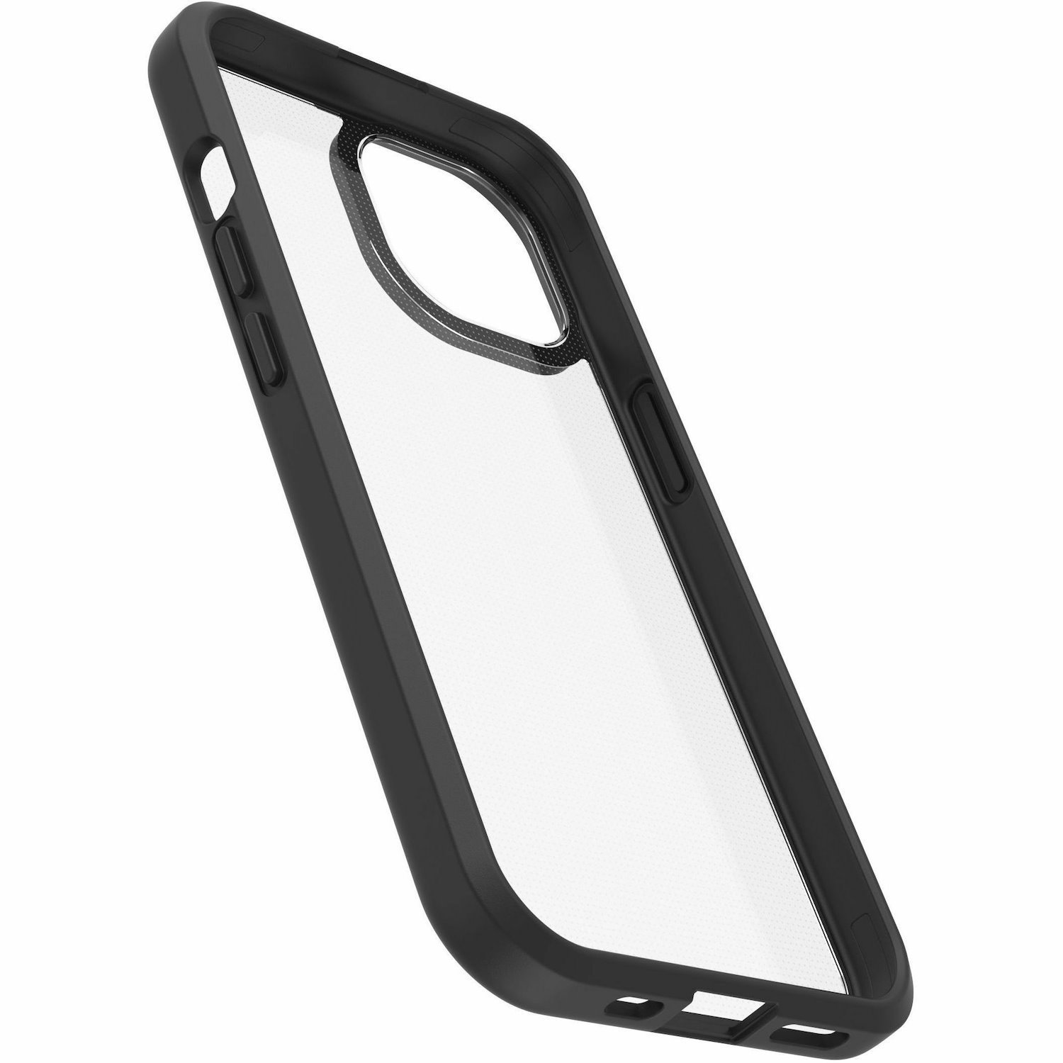 OtterBox React Case for Apple iPhone 15, iPhone 14, iPhone 13 Smartphone - Black Crystal - Retail