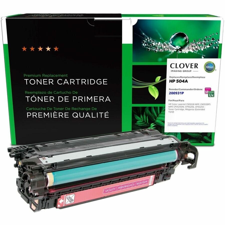 Clover Imaging Remanufactured Extended Yield Magenta Toner Cartridge for HP CE253A