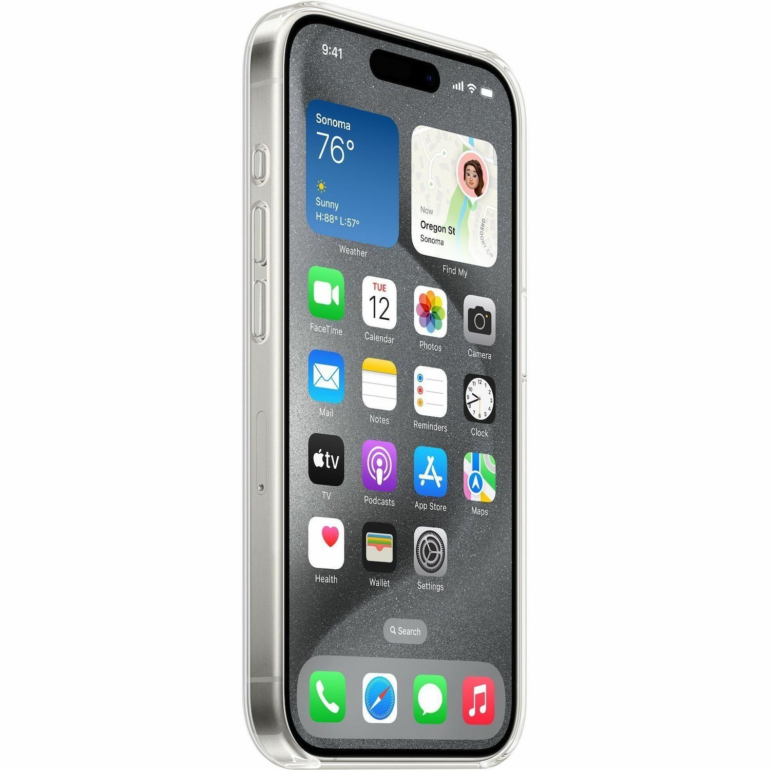 Apple iPhone 15 Pro Clear Case with MagSafe