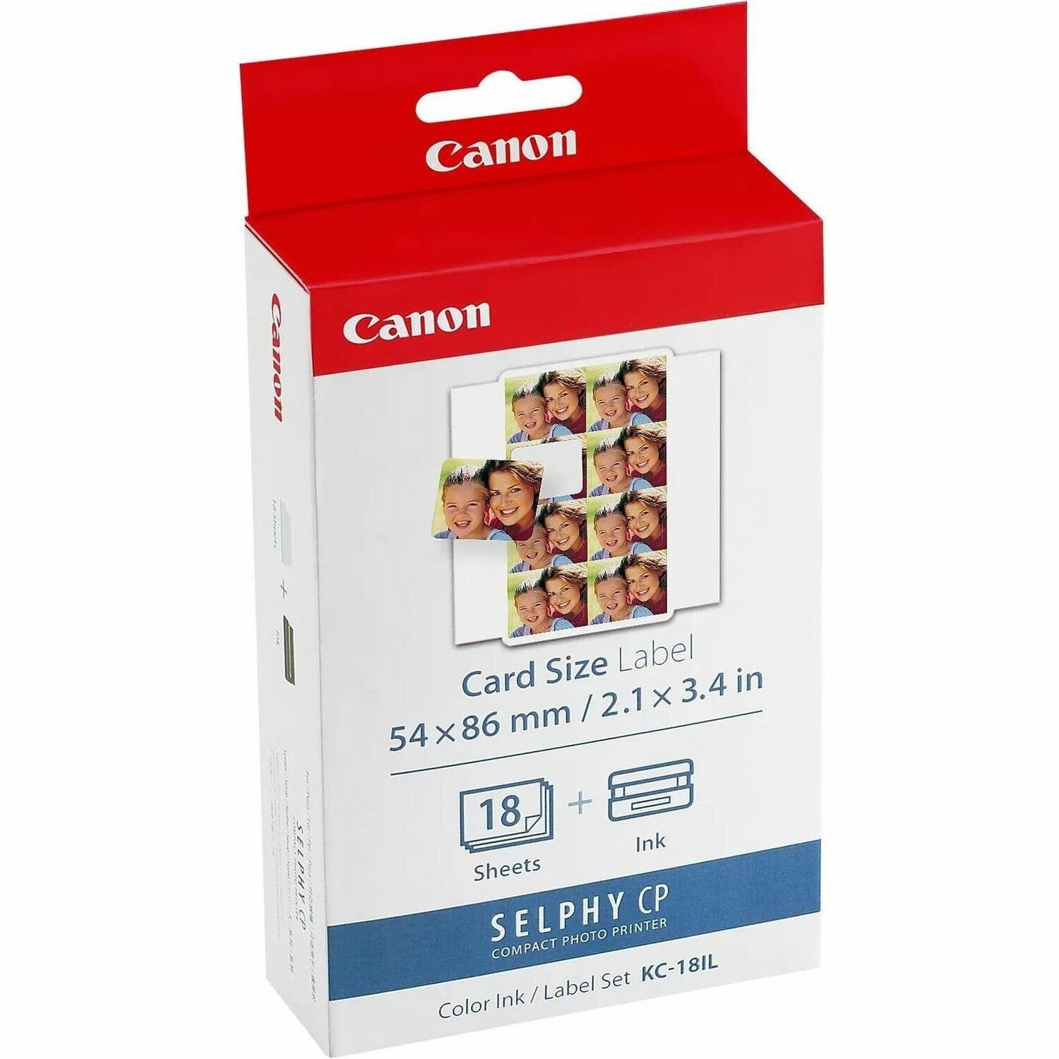 Canon KC-18IL Original Dye Sublimation Ink Cartridge/Paper Kit - Colour Pack