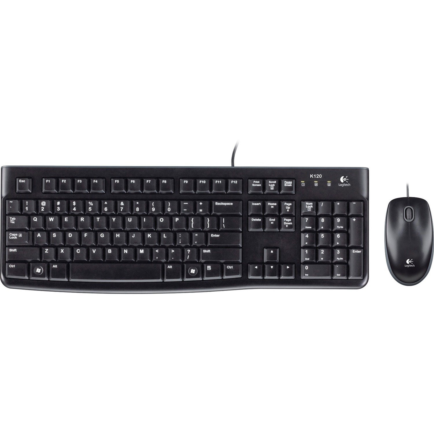 Logitech MK120 Desktop Corded Combo Set