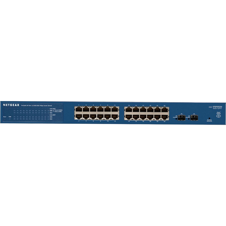 NETGEAR 24-Port Gigabit Smart Switch, GS724Tv4