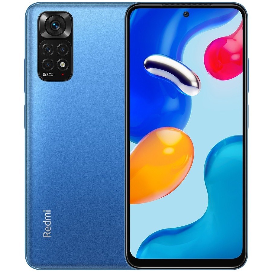 Xiaomi Note 11S 128 GB Smartphone - 16.3 cm (6.4") AMOLED Full HD Plus 1080 x 2400 - Octa-core (Cortex A76Dual-core (2 Core) 2.05 GHz + Cortex A55 Hexa-core (6 Core) 2 GHz - 6 GB RAM - Android 11 - 4G - Twilight Blue