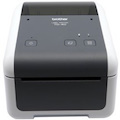 Brother TD-4420DNC Desktop Direct Thermal Printer - Monochrome - Label Print - USB - Serial