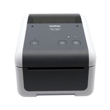 Brother TD-4420DNC Desktop Direct Thermal Printer - Monochrome - Label Print - USB - Serial