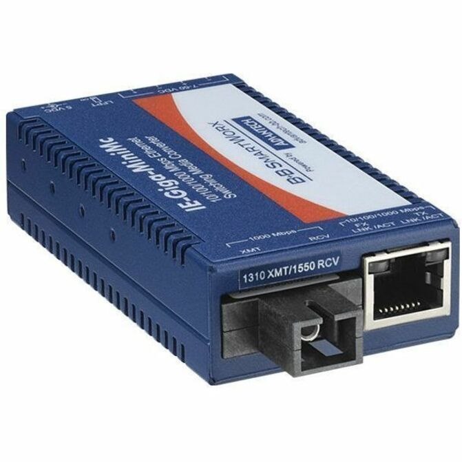 Advantech IMC-370I 10/100/1000Mbps Miniature Media Converter