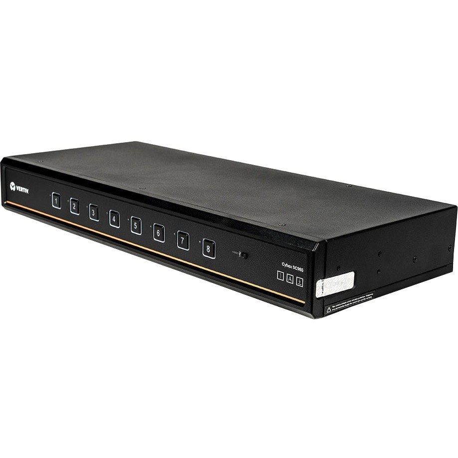 Vertiv Cybex SC985 Secure KVM | Dual Head | 8 Port | DVI-I | NIAP| 4K | USB| DPP