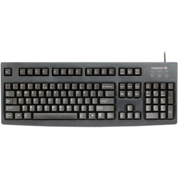 CHERRY G83-6104 Keyboard - Cable Connectivity - USB Interface - English (US) - Black