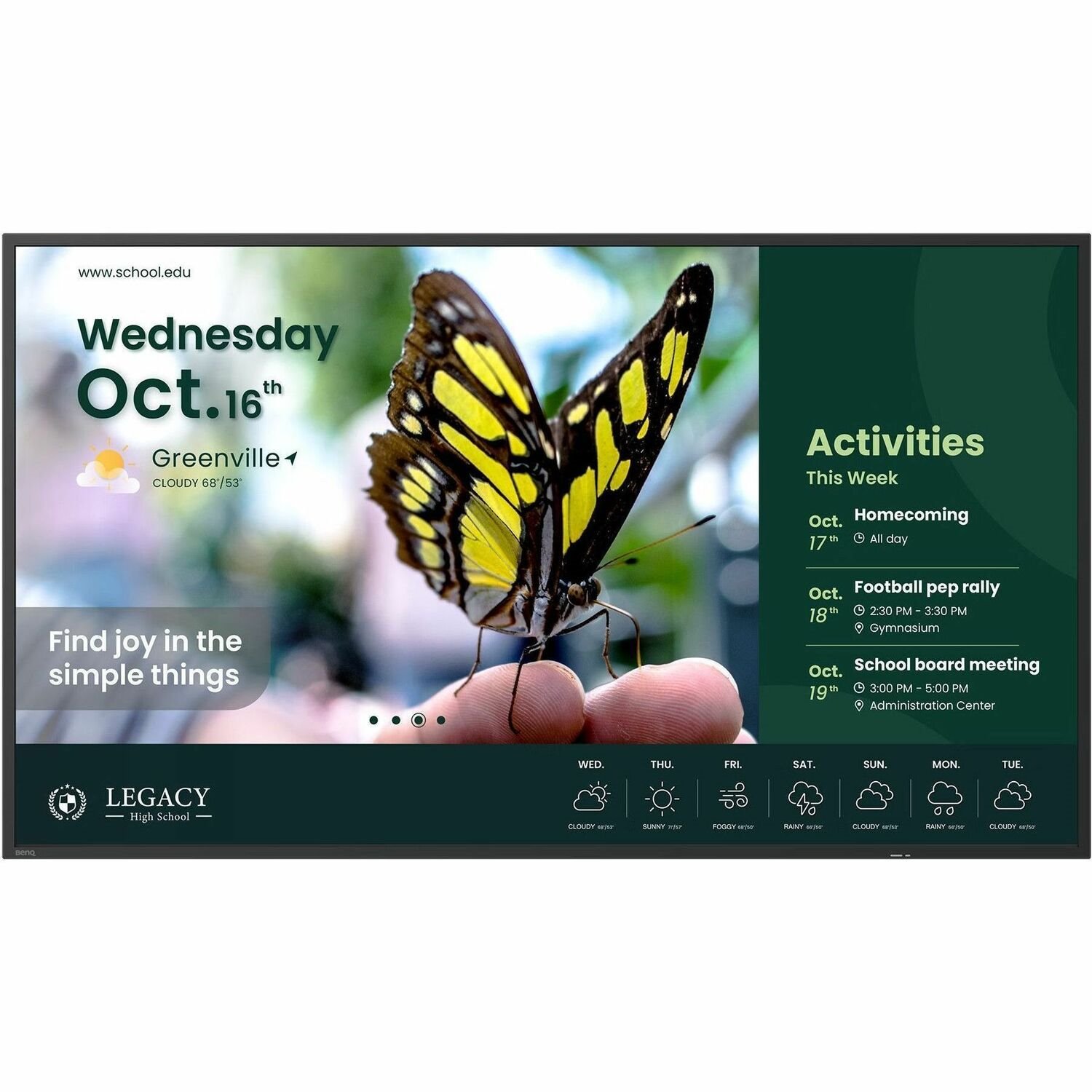 BenQ ST4304 43" LCD Digital Signage Display - 18 Hours/7 Days Operation - Energy Star