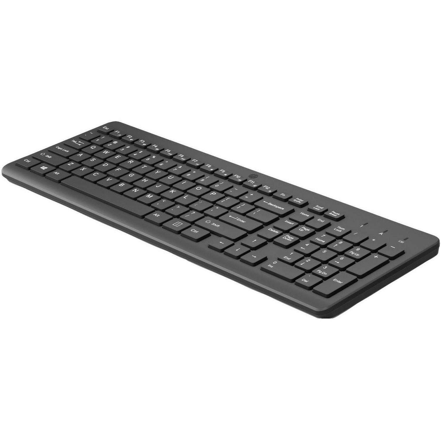 HP 225 Toetsenbord - Full-size - Draadloos Verbinding - Belgisch - AZERTY indeling - Zwart
