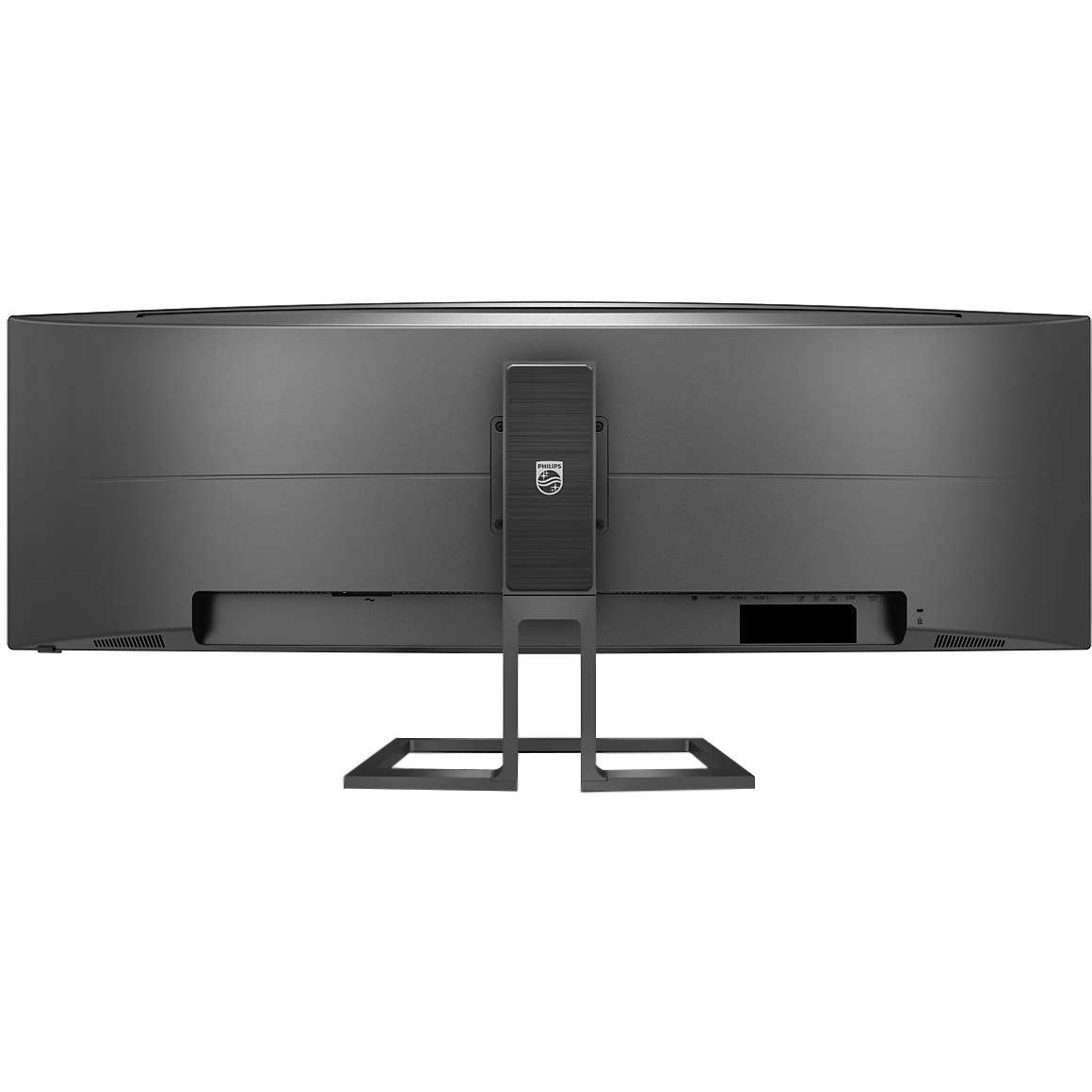 Philips 498P9Z/75 49" Class Dual Quad HD (DQHD) Curved Screen LCD Monitor - 32:9 - Textured Black