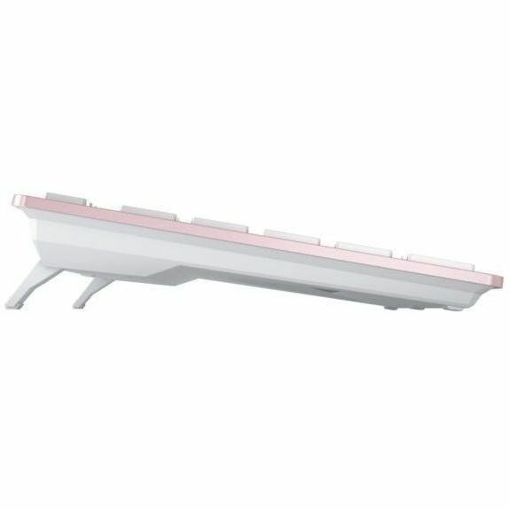 CHERRY KW 7100 Keyboard - Wireless Connectivity - French - Cherry Blossom