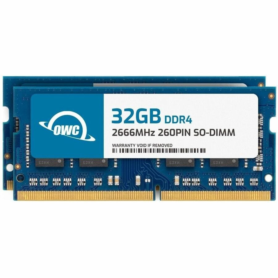 OWC 64GB (2x32GB) DDR4 2666MHz PC4-21300 SODIMM Memory Upgrade Kit