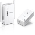 TRENDnet Wi-Fi Everywhere Powerline 1200 AV2 Dual-Band AC1200 Wireless Access Point Kit, Includes 1 x TPL-430AP And 1 x TPL-423E, 3 x Gigabit Ports, Easy Installation, White, TPL-430APK