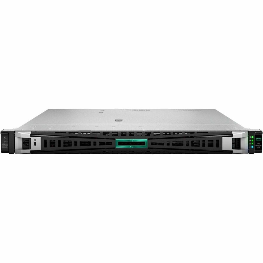 HPE StoreEasy 1470 4 x Total Bays SAN/NAS Storage System - 16 TB HDD - 4 x 4TB Xeon Bronze 3408U - 16 GB RAM - DDR5 SDRAM - 1U Rack-mountable