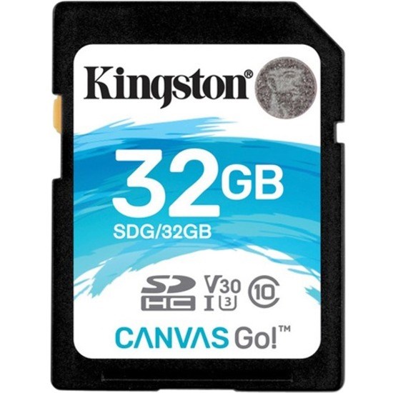 Kingston Canvas Go! 32 GB Class 10/UHS-I (U3) SDHC