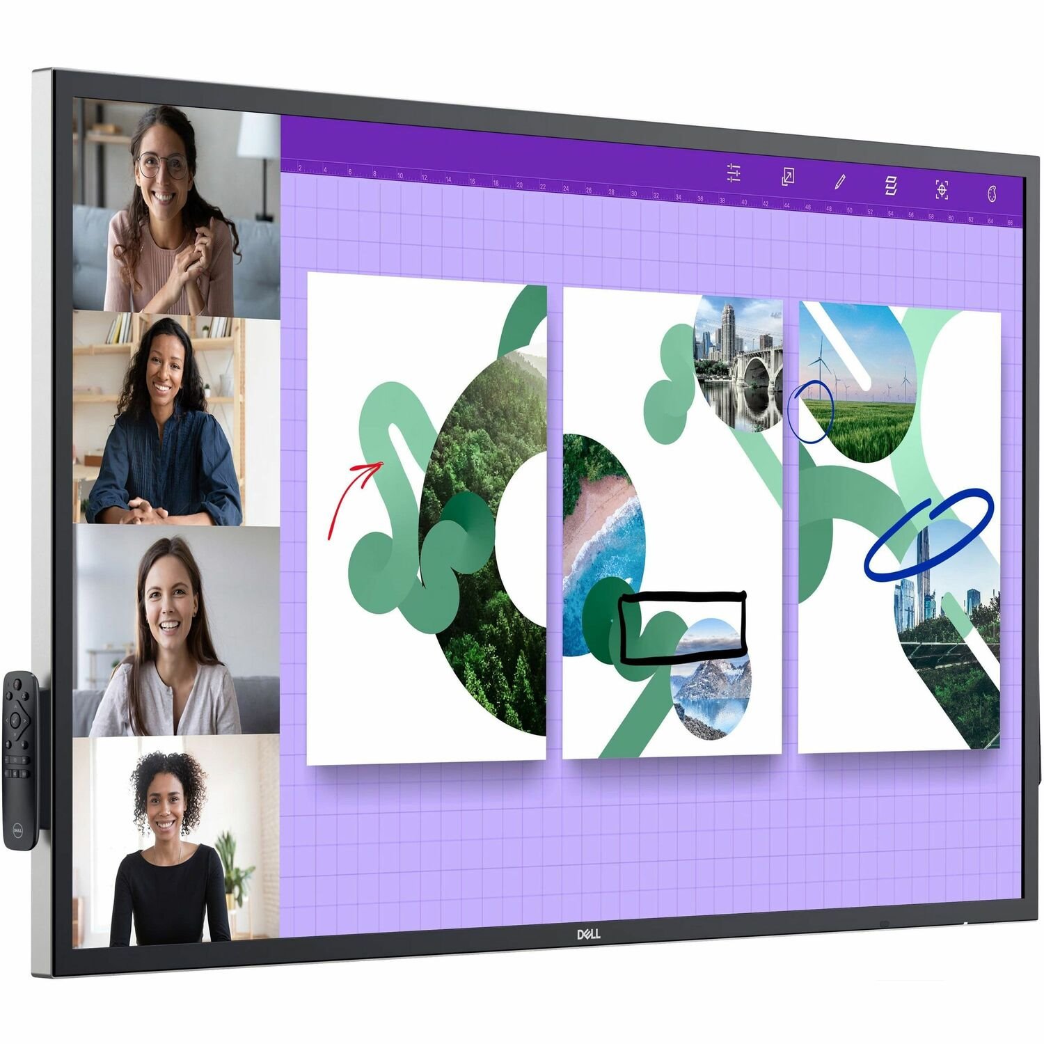 Dell P5524QT 4K UHD LCD Collaboration Display