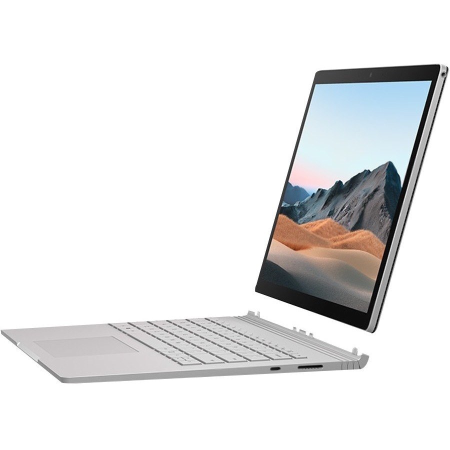 Microsoft Surface Book 3 13.5" Touchscreen Detachable 2 in 1 Notebook - Intel Core i5 10th Gen i5-1035G7 - 8 GB - 256 GB SSD - English Keyboard - Platinum