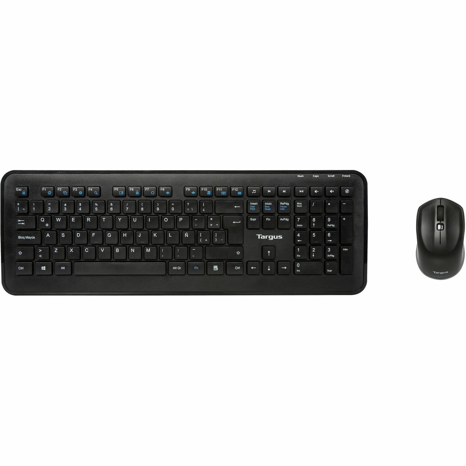 Targus AKM610ES Keyboard & Mouse - Spanish