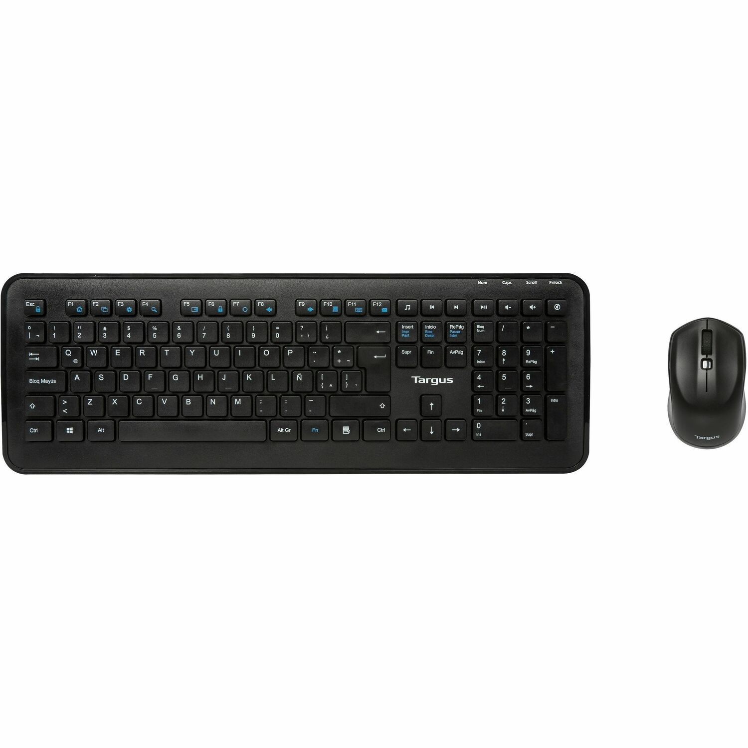 Targus AKM610ES Keyboard & Mouse - QWERTY - Spanish