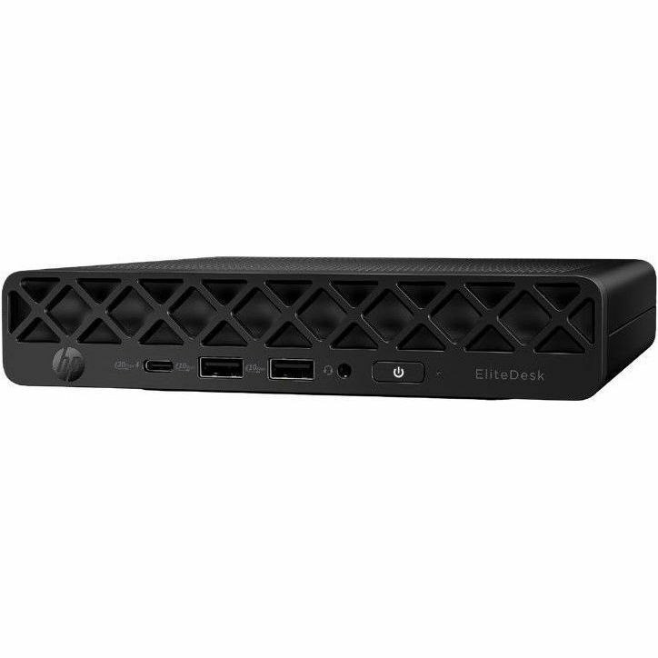 HP EliteDesk 8 G1i Desktop Computer - Intel Core Ultra 5 235T - vPro Technology - 16 GB - 512 GB SSD - Mini PC - Jack Black