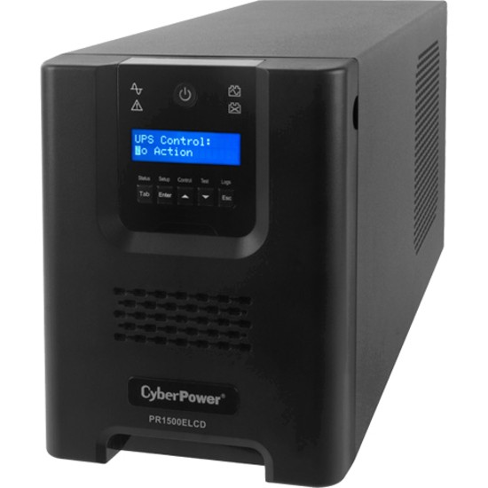 CyberPower PRO series 1500VA / 1350W (10A) Tower UPS with LCD -(PR1500ELCD)- 3 yrs Adv. Rep & 2 yrs on Int. Battery