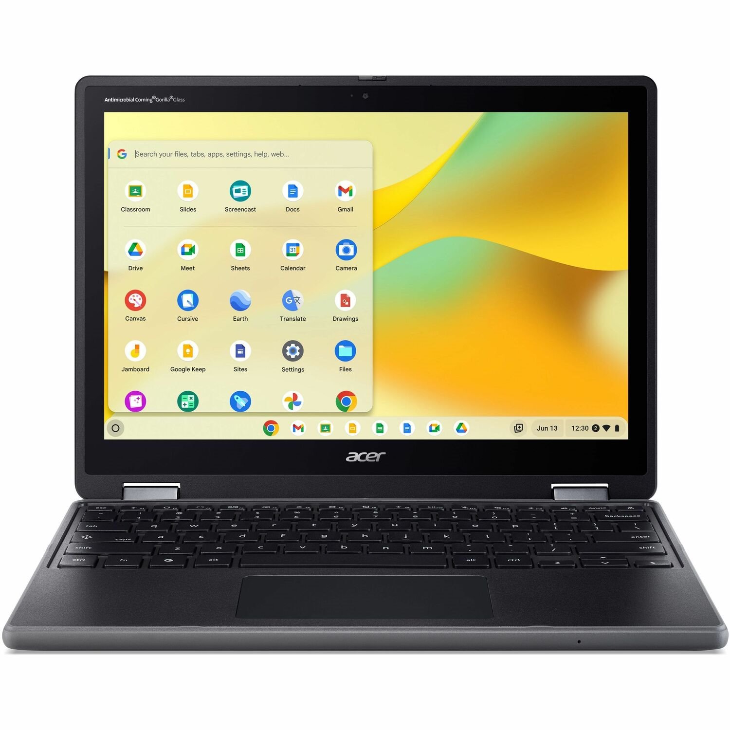 Acer Chromebook Spin 512 R857T R857T-C2Q8 12.2" Touchscreen Convertible 2 in 1 Chromebook - WUXGA - Intel - 8 GB - 64 GB Flash Memory - English (US) Keyboard - Black