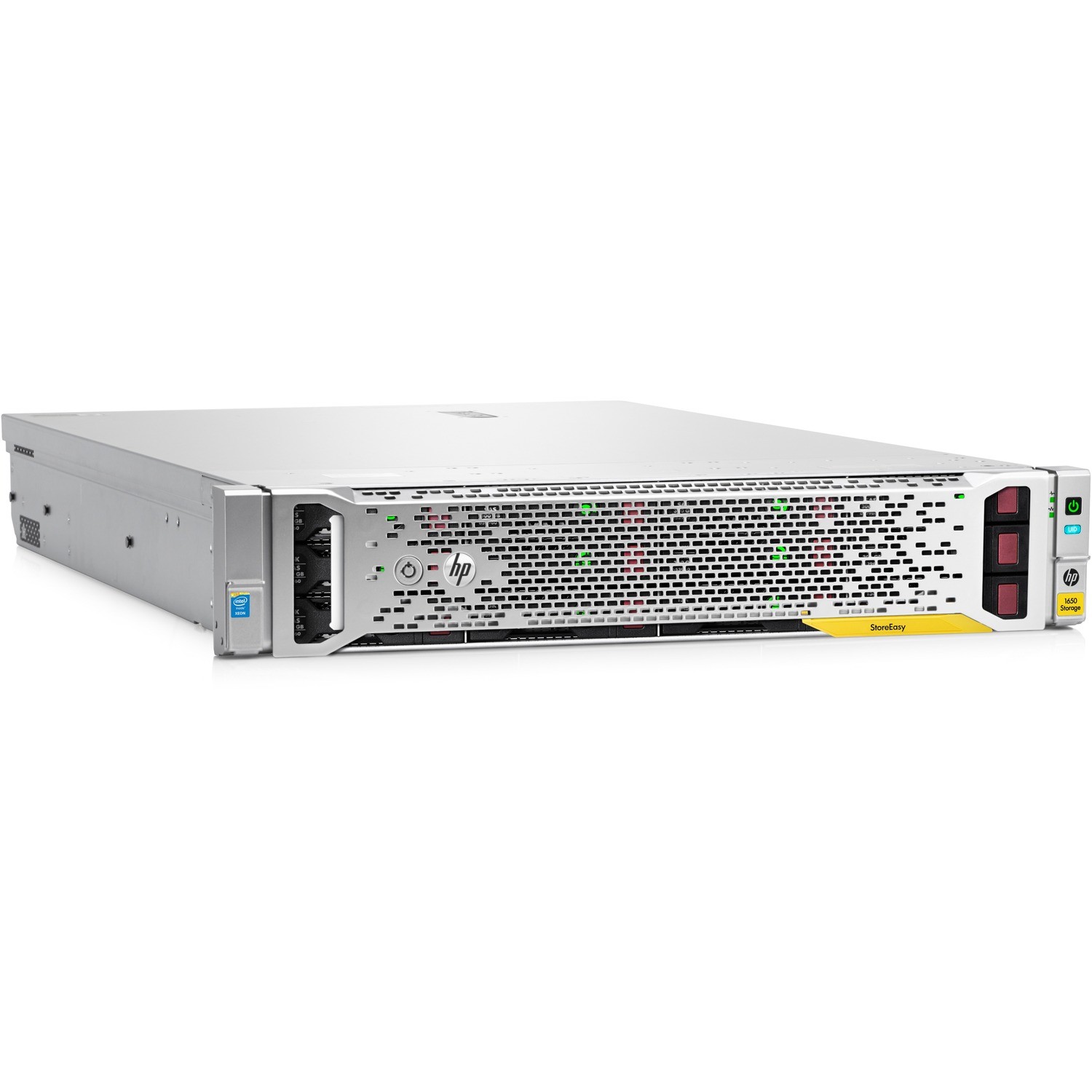 HPE StoreEasy 1650 28 x Total Bays SAN/NAS Storage System - 32 TB HDD - Intel Xeon E5-2609 v3 Hexa-core (6 Core) 1.90 GHz - 16 GB RAM - 2U Rack-mountable