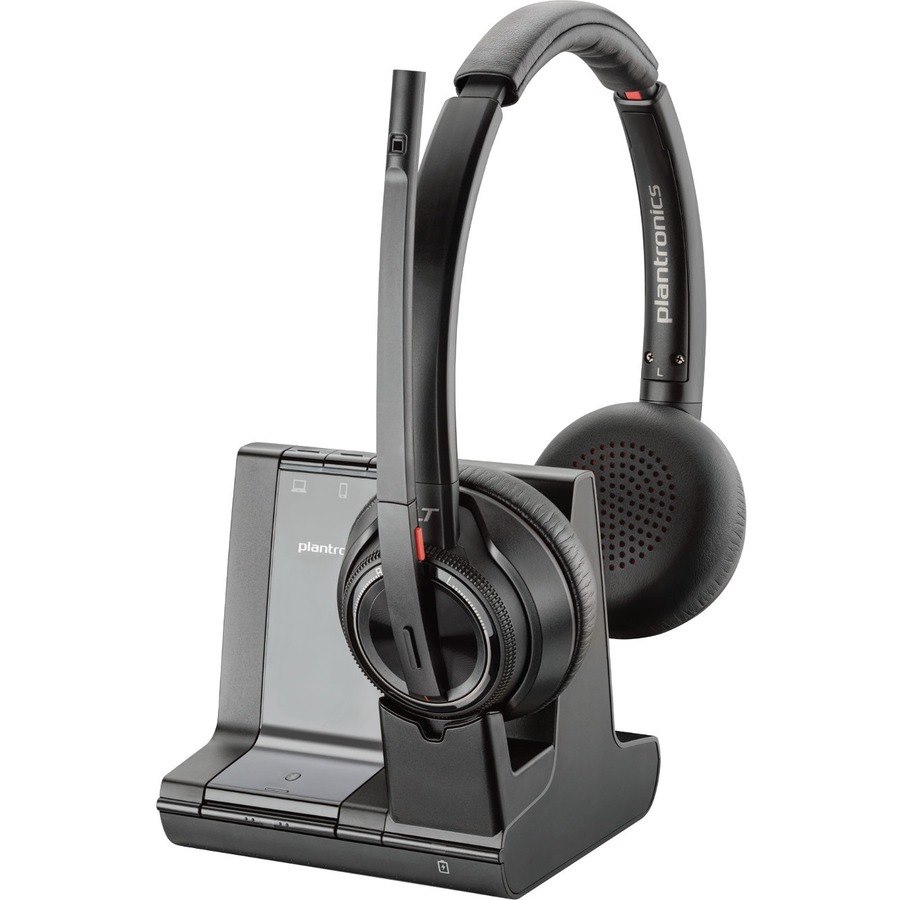 Poly Savi 8200 Series W8220/A TRÅDLØS Headset Sort