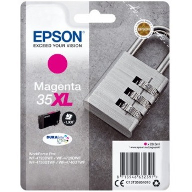 Epson DURABrite Ultra 35XL Original Inkjet Ink Cartridge - Magenta - 1 Pack