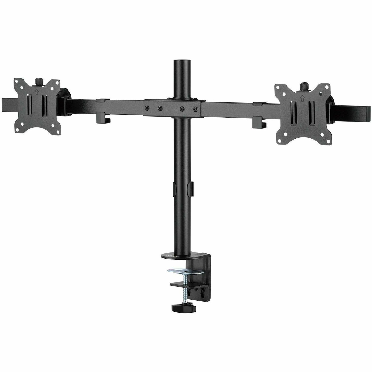 Rocstor ErgoReach Desk Mount for Monitor, Display - Black - Landscape/Portrait