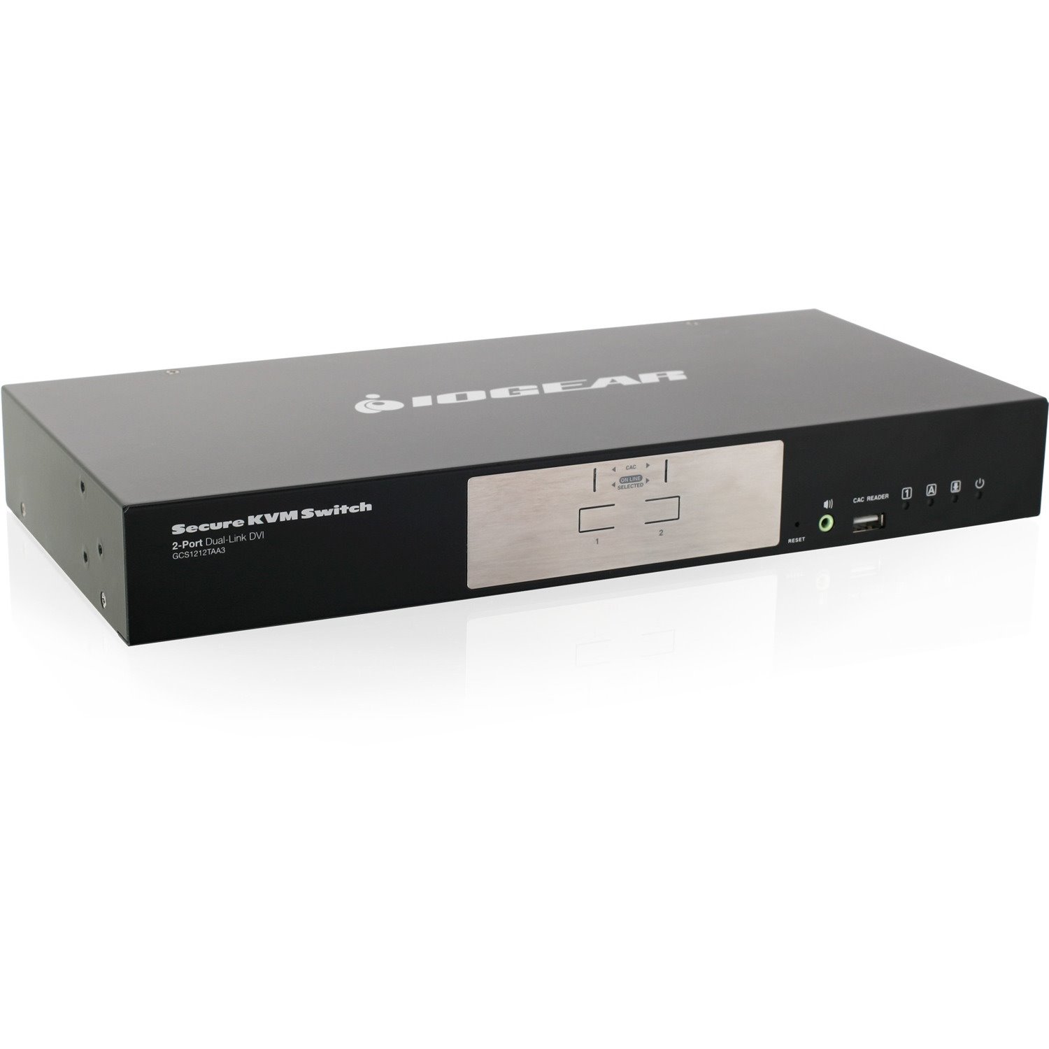 IOGEAR 2-Port Dual-Link DVI Secure KVM Switch (TAA)