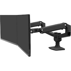 Ergotron Mounting Arm for Monitor - Matte Black