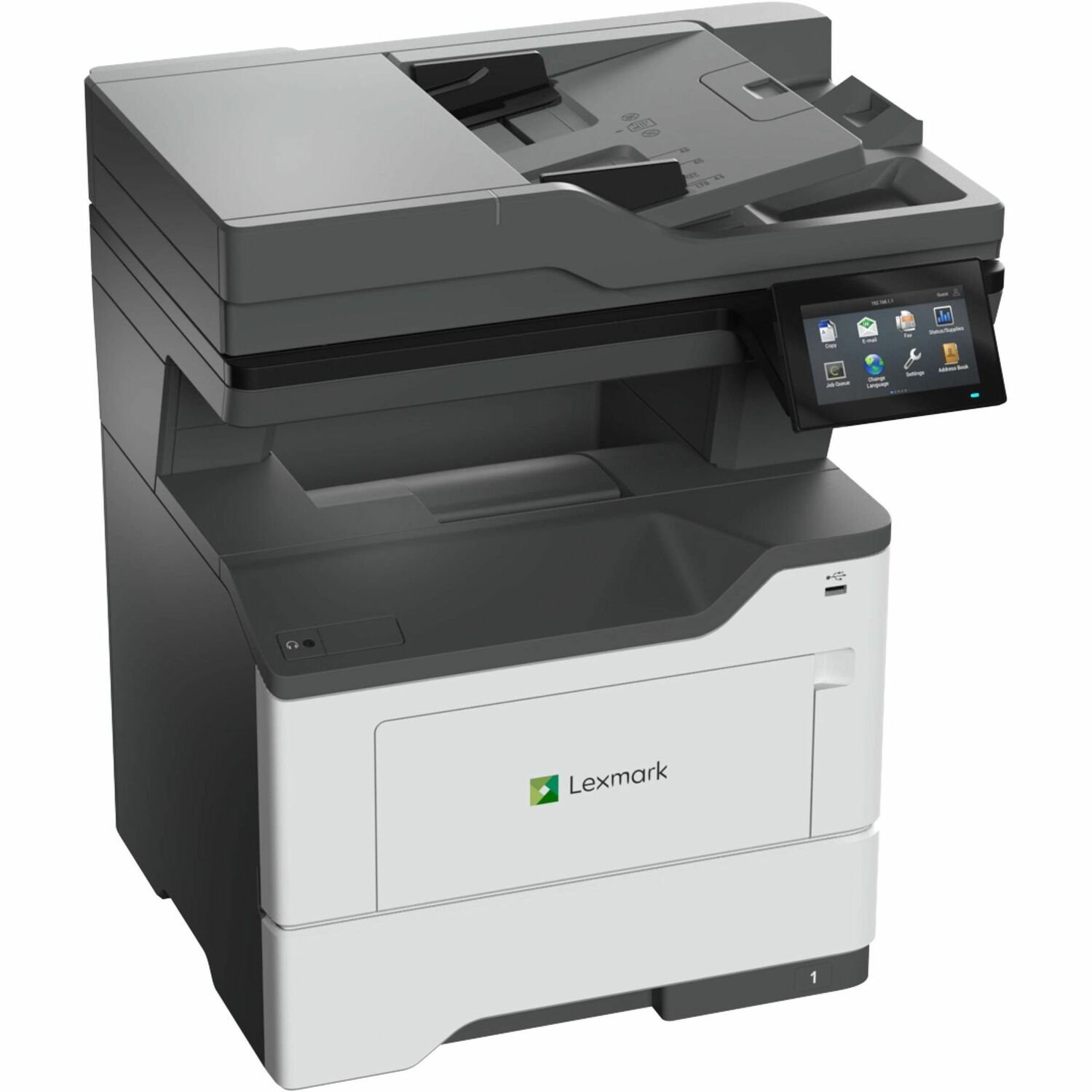 Lexmark MX532adwe Wired & Wireless Laser Multifunction Printer - Monochrome - TAA Compliant