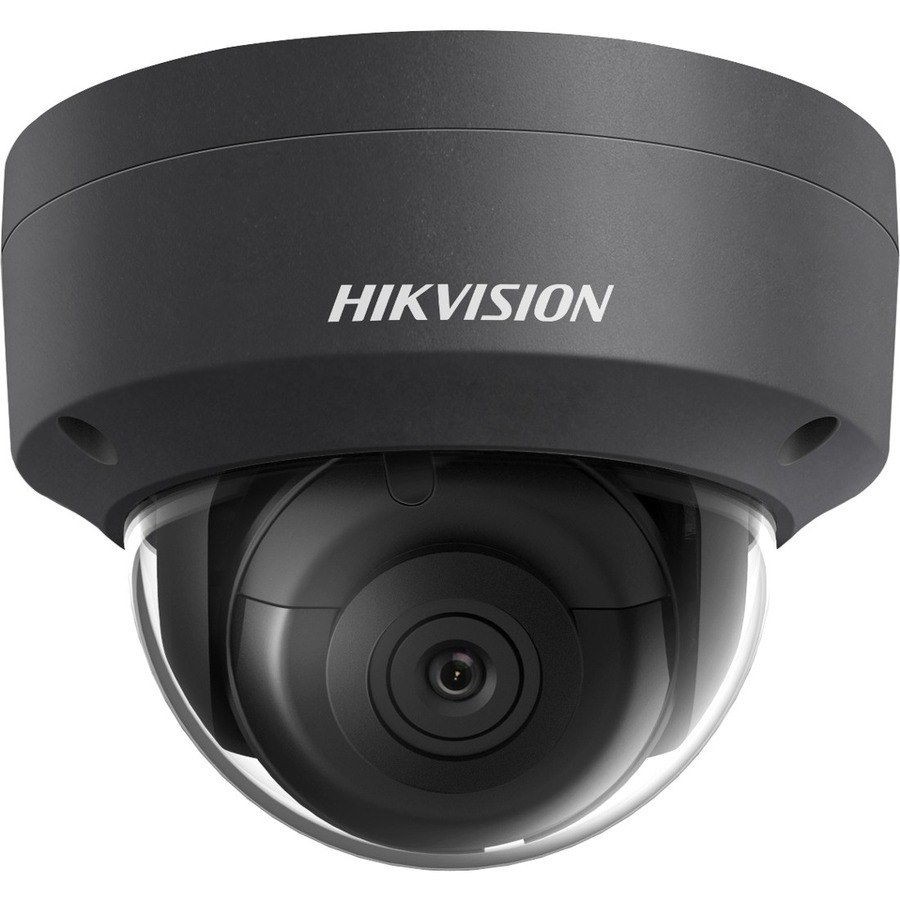 Hikvision Value DS-2CD2143G0-IB 4 Megapixel Outdoor Network Camera - Color, Monochrome - 1 - Dome - Black
