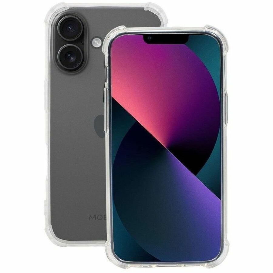 MOBILIS Case for Apple iPhone 16 Smartphone - Transparent