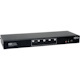 Eaton Tripp Lite Series 4-Port Dual Monitor DVI KVM Switch with Audio and USB 2.0 Hub, Cables included, TAA