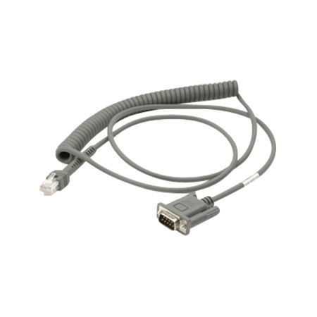 Zebra Coiled RS232 Cable
