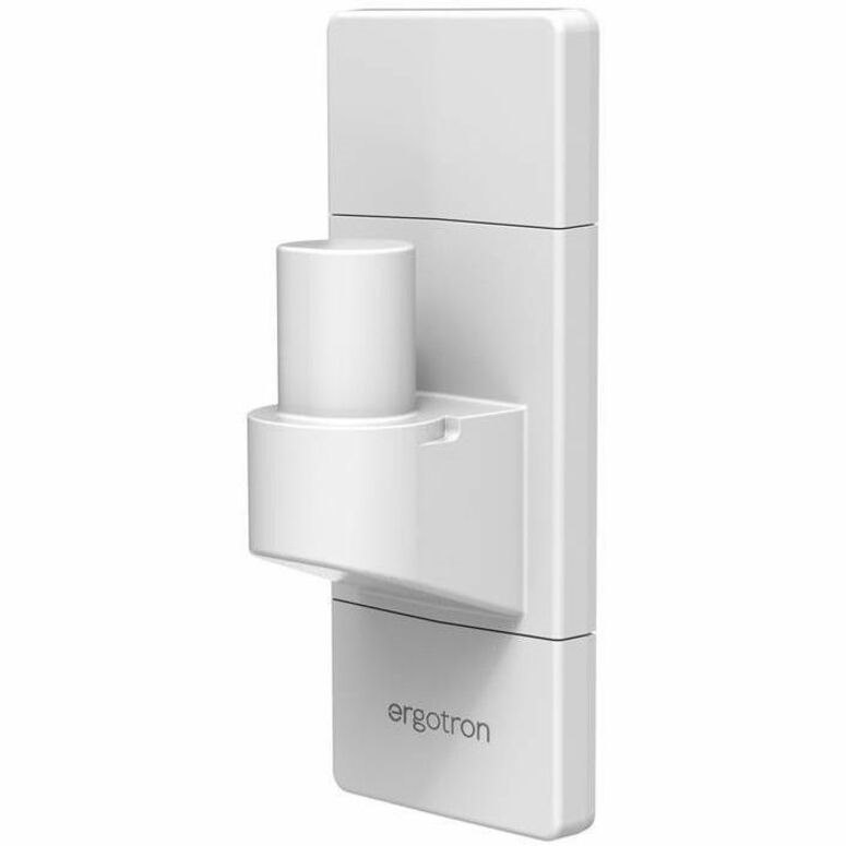 Ergotron Mounting Base for Mounting Arm, Wall Track - White - Vertical