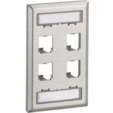 Panduit CFPL4SY Faceplate