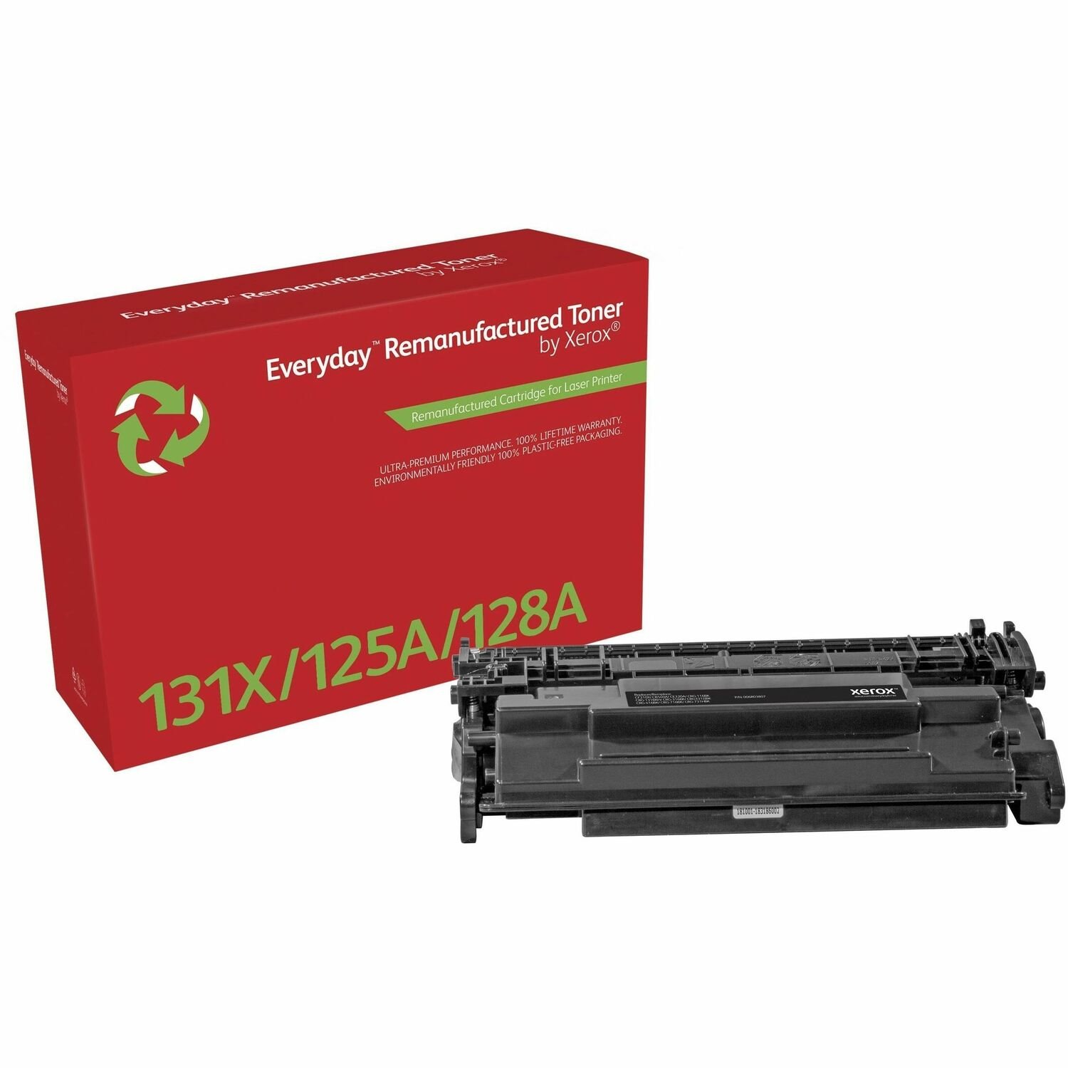 Xerox Everyday Standard Yield Laser Toner Cartridge 131X, 125A (CF210X, CB540A, CE320A) - Black - 1 / Pack