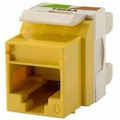 Ortronics TechChoice 6 Keystone jack, Yellow, 25pack