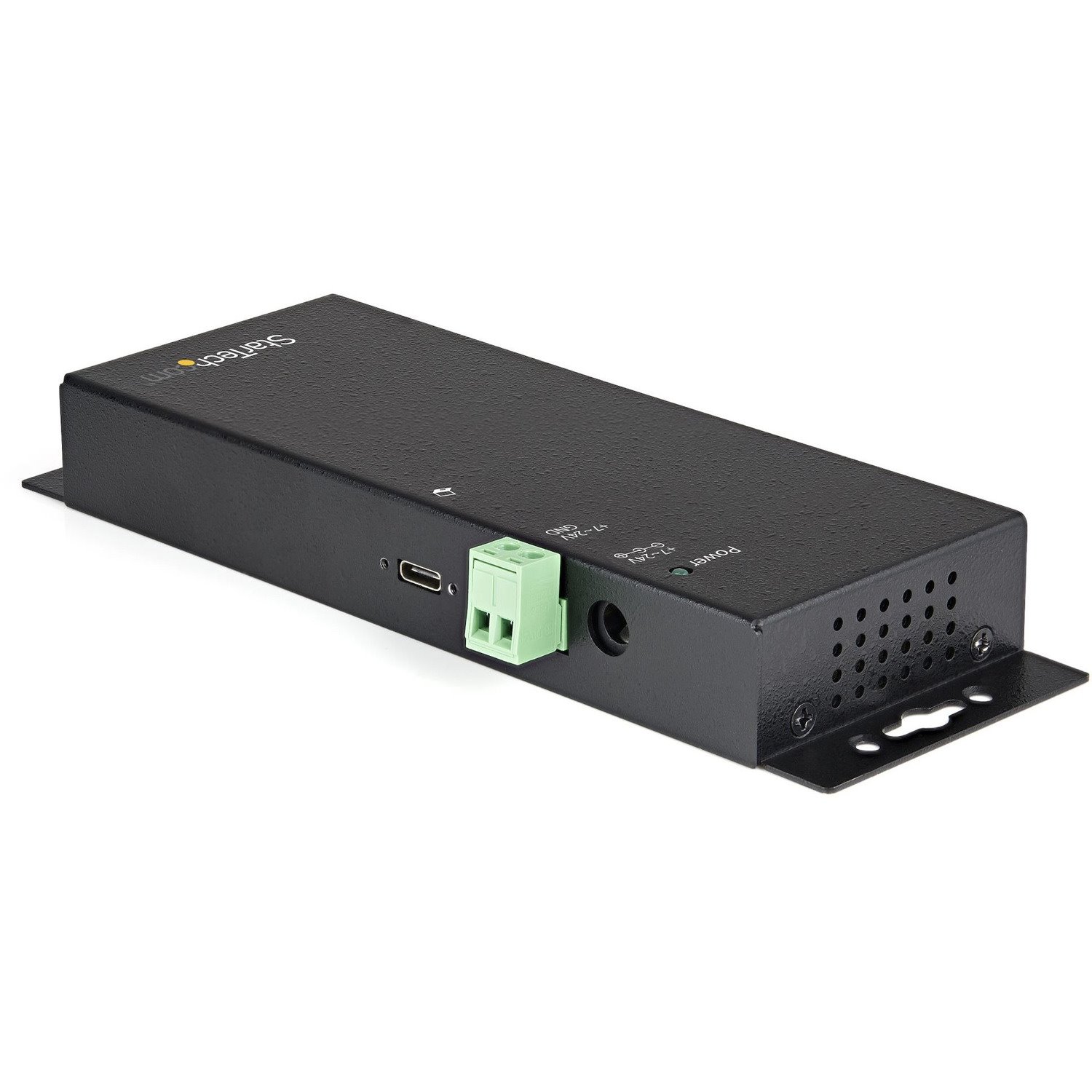 StarTech.com 4 Port USB C Hub 10Gbps - Metal Industrial USB 3.2 Gen 2 Type-C Hub - 3A/1C - USB-C or USB-A Host - Mountable - ESD/Surge