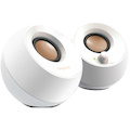Creative Pebble 2.0 Speaker System - 4.40 W RMS - White