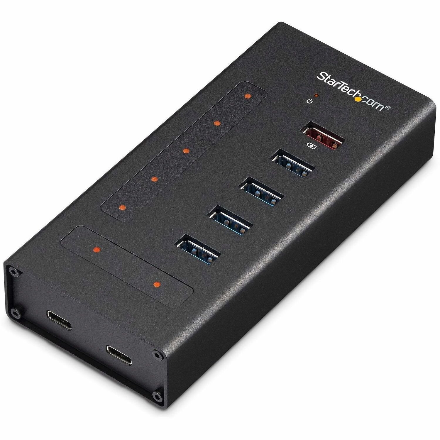 StarTech.com 7 Port USB Hub - Metall - USB-C zu 5x USB-A und 2x USB-C - USB 3.0 5Gbps - Industrieller USB Hub - USB Hub mit Typ C