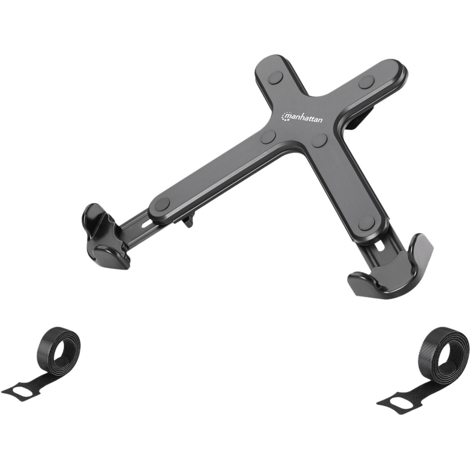 Laptop Holder for VESA mount, Fits VESA 75x75 and 100x100mm, Fits laptops up to 17.3" (max 4kg), Black, Lifetime Warranty